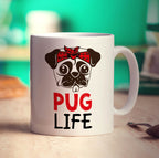 Pug Life Mug - Standard 330ml (11oz) / White