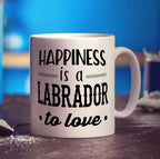 Happiness is a Labrador to Love Mug