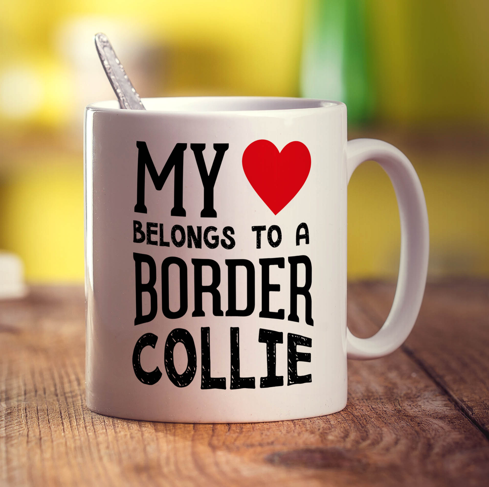 My Heart Belongs to a Border Collie Mug