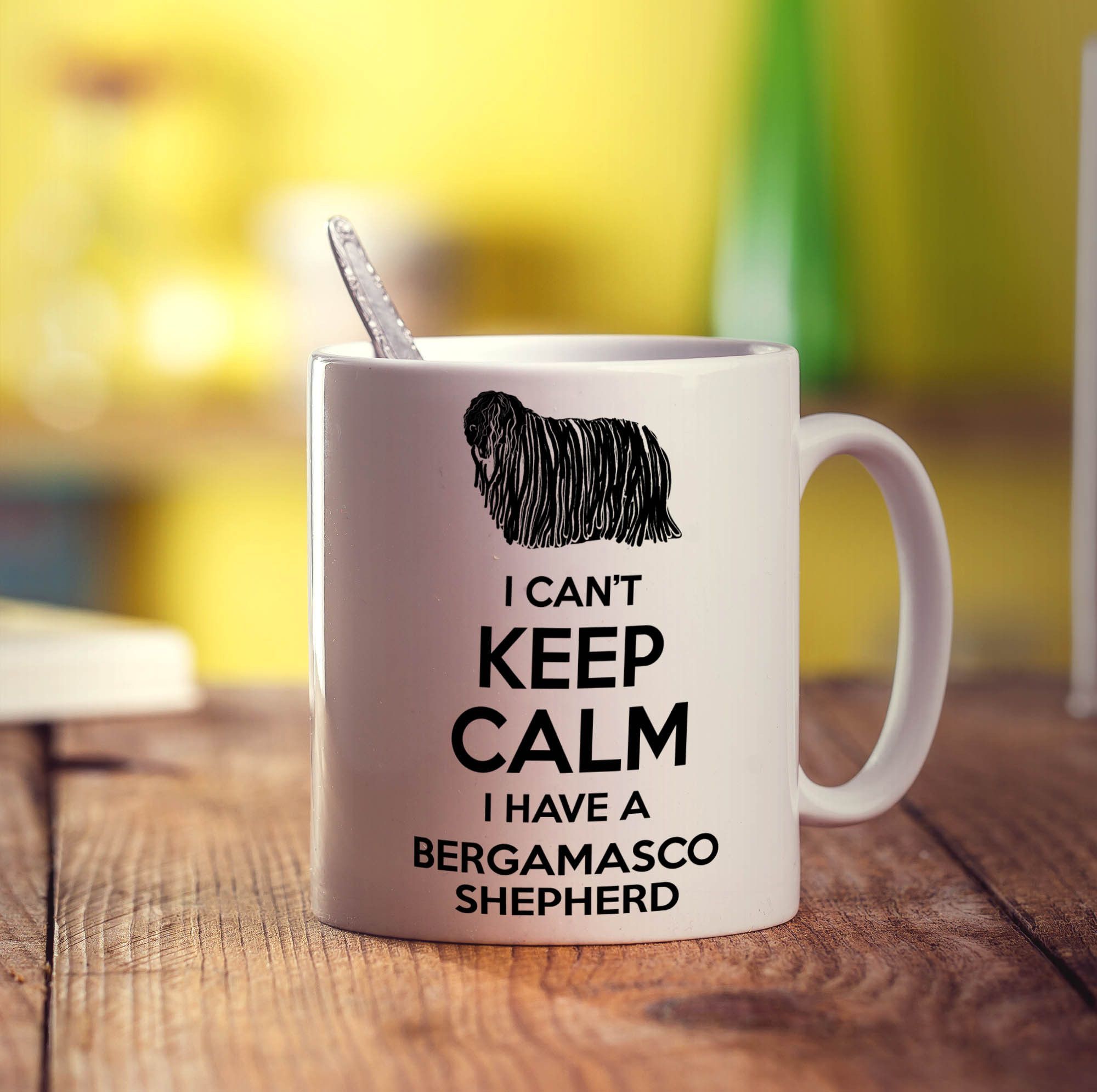 I Can't Keep Calm I Have A Bergamasco Shepherd Mug