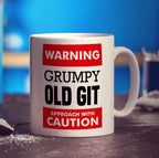 Warning - Grumpy Old Git Approach with Caution Mug