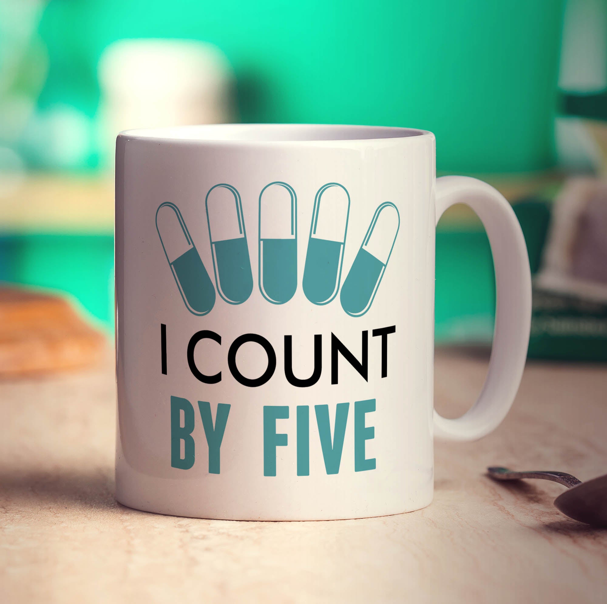 I Count By Five Mug