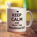 Keep Calm And Trust The Pharmacist Mug - Standard 330ml (11oz) / White