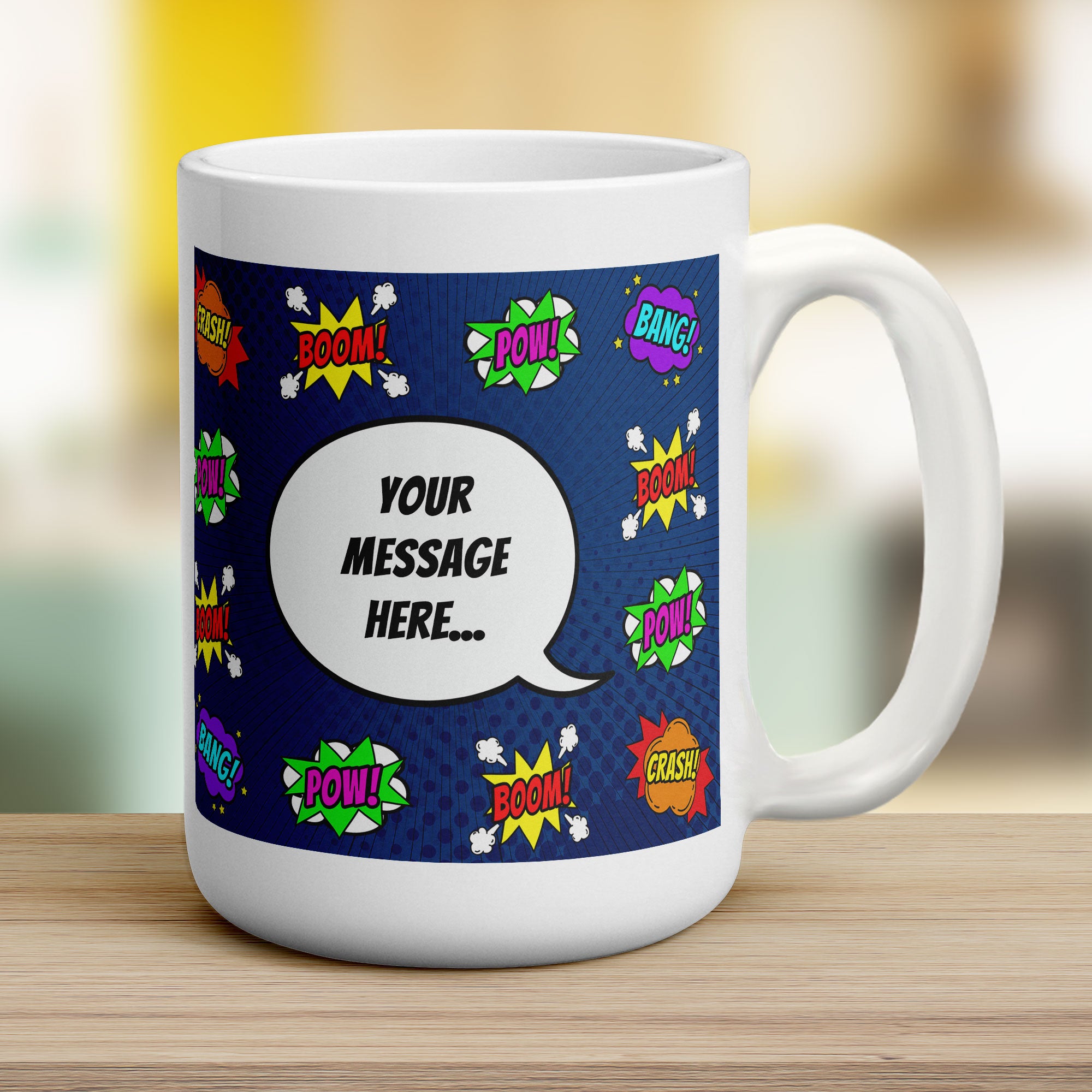 Personalised Comic Book Mug