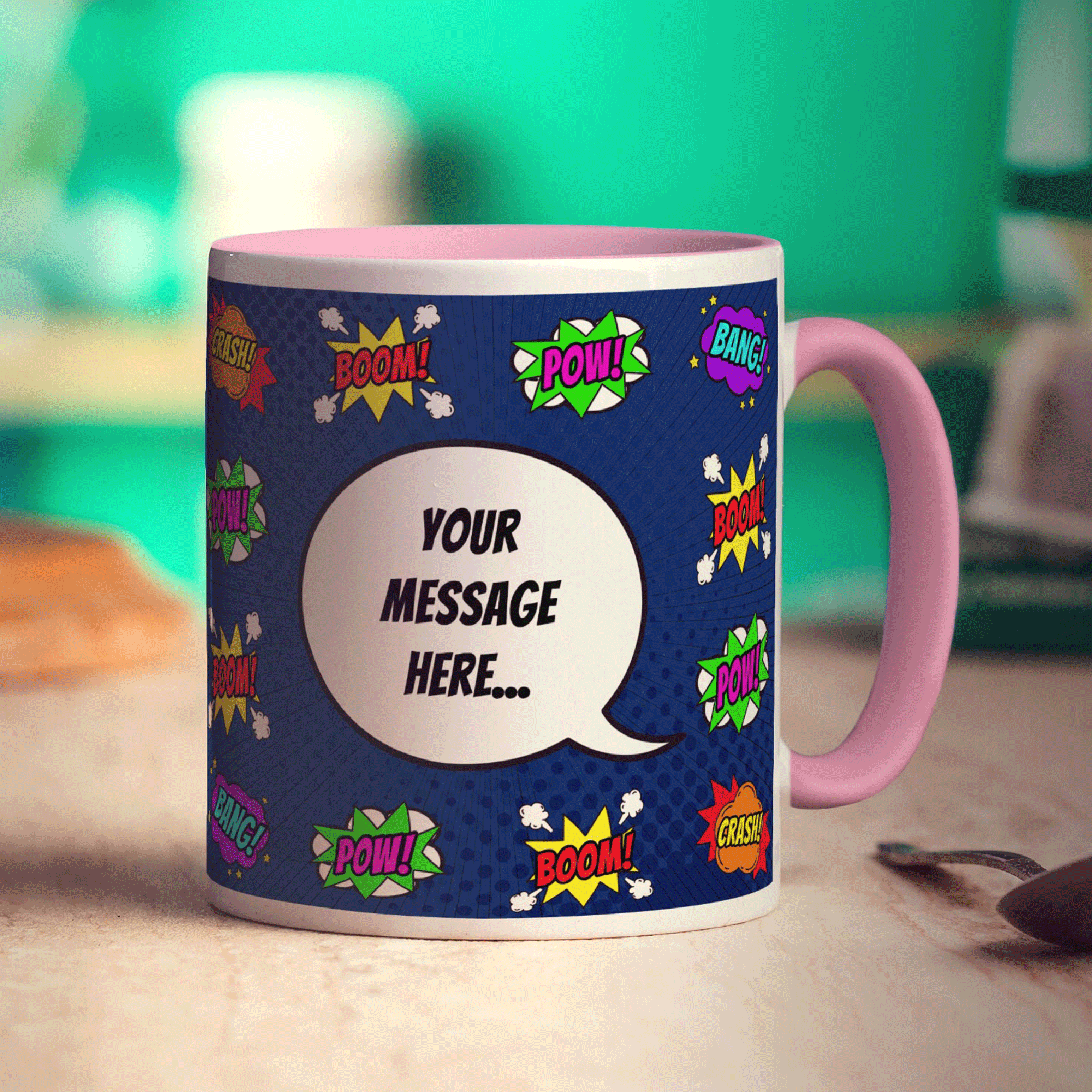 Personalised Comic Book Mug