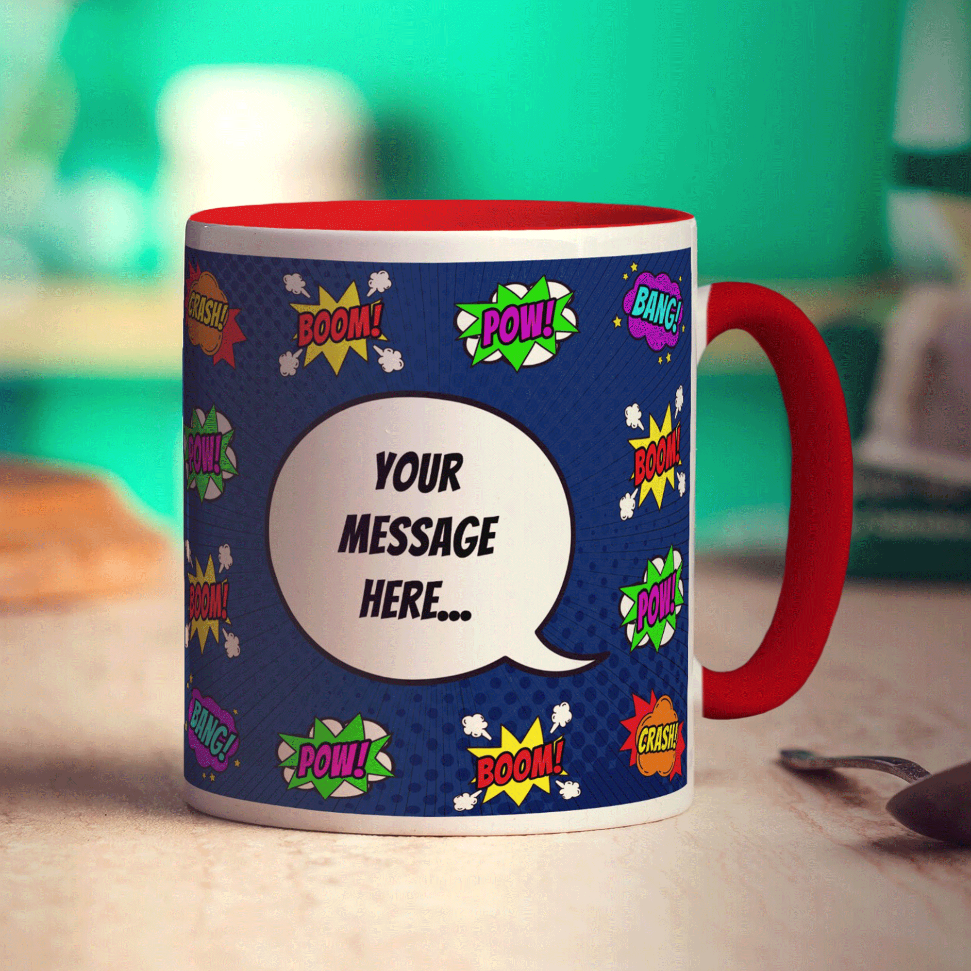 Personalised Comic Book Mug