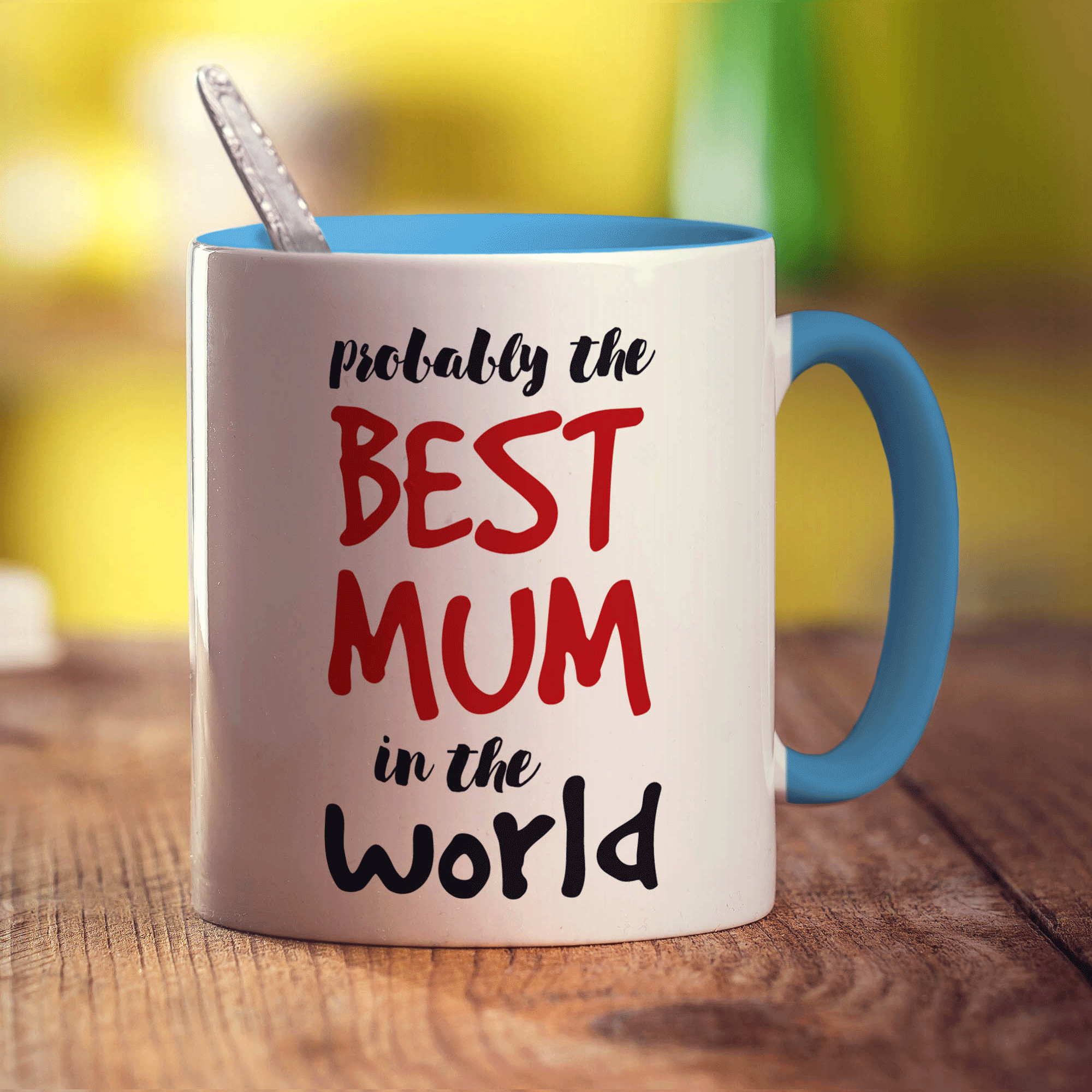 Probably the Best Mum in the World Mug - Standard 330ml (11oz) / Blue