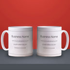 Promotional Mug Plain Text