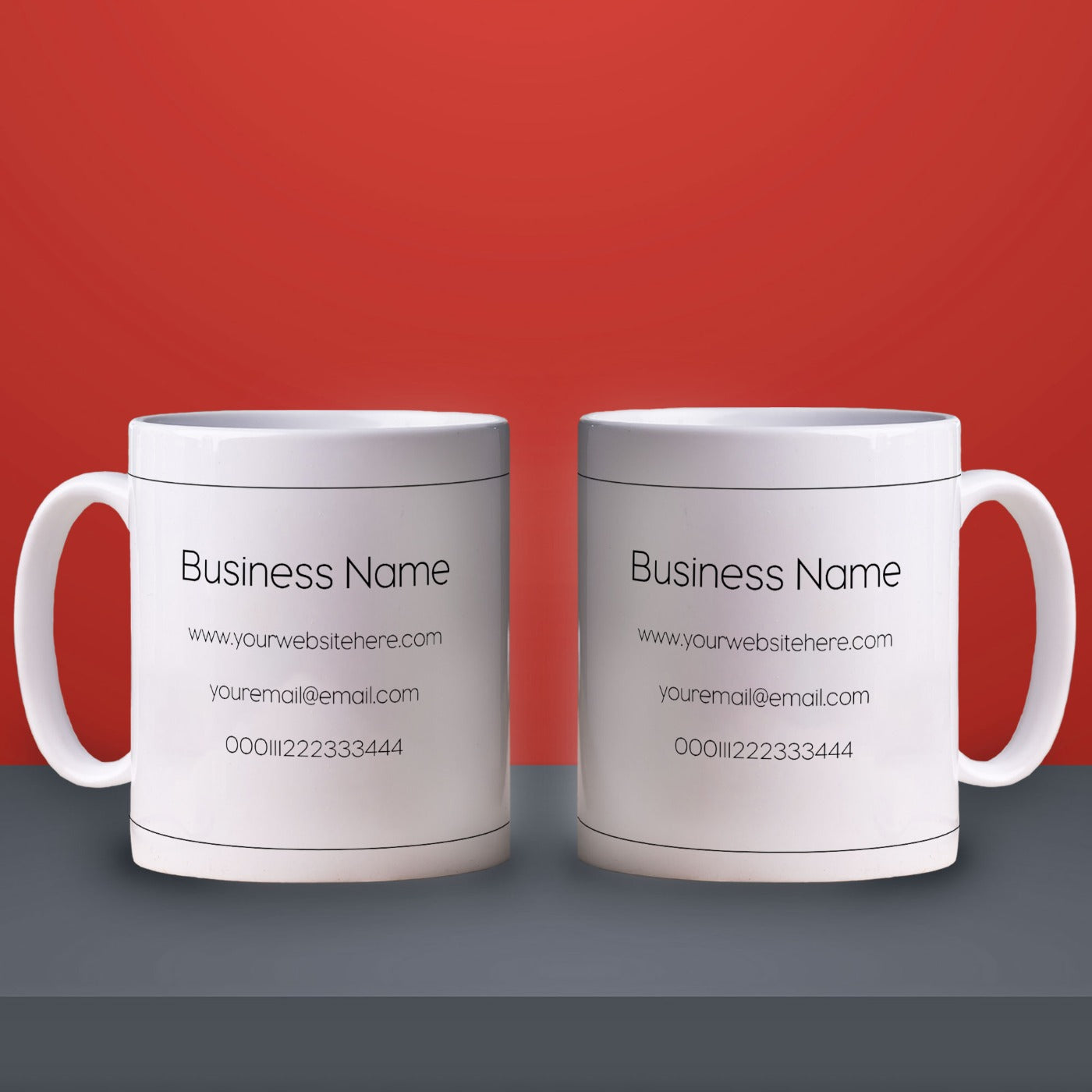 Promotional Mug Plain Text