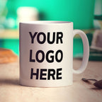 Branded/Logo Printed Promotional Mug - Standard 330ml (11oz) / White