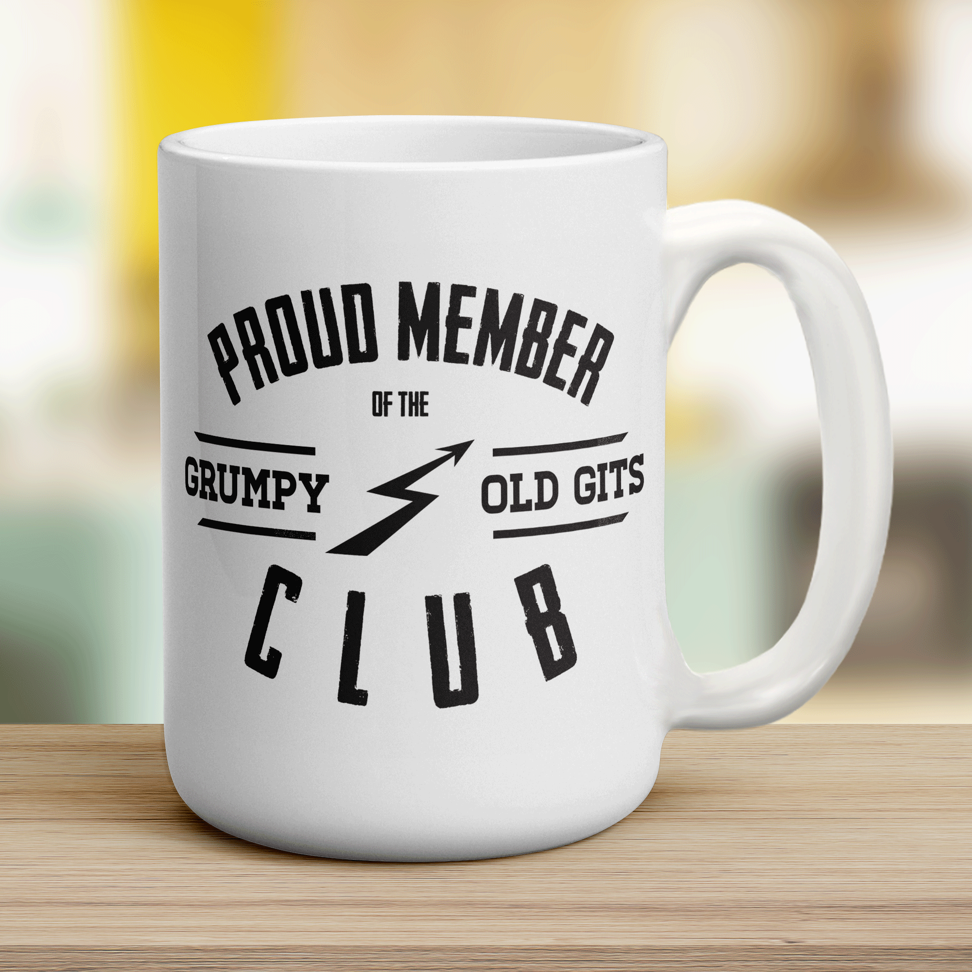 Proud Member of the Grumpy Old Gits Club Mug - Jumbo 440ml (15oz) / White