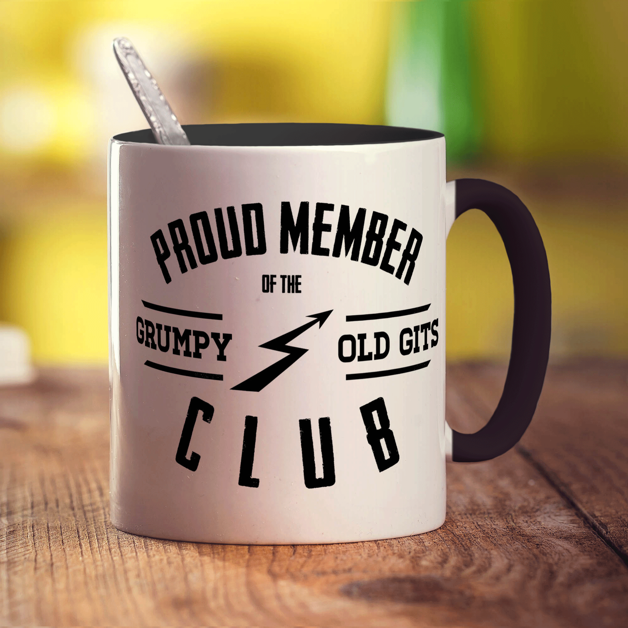 Proud Member of the Grumpy Old Gits Club Mug - Standard 330ml (11oz) / Black