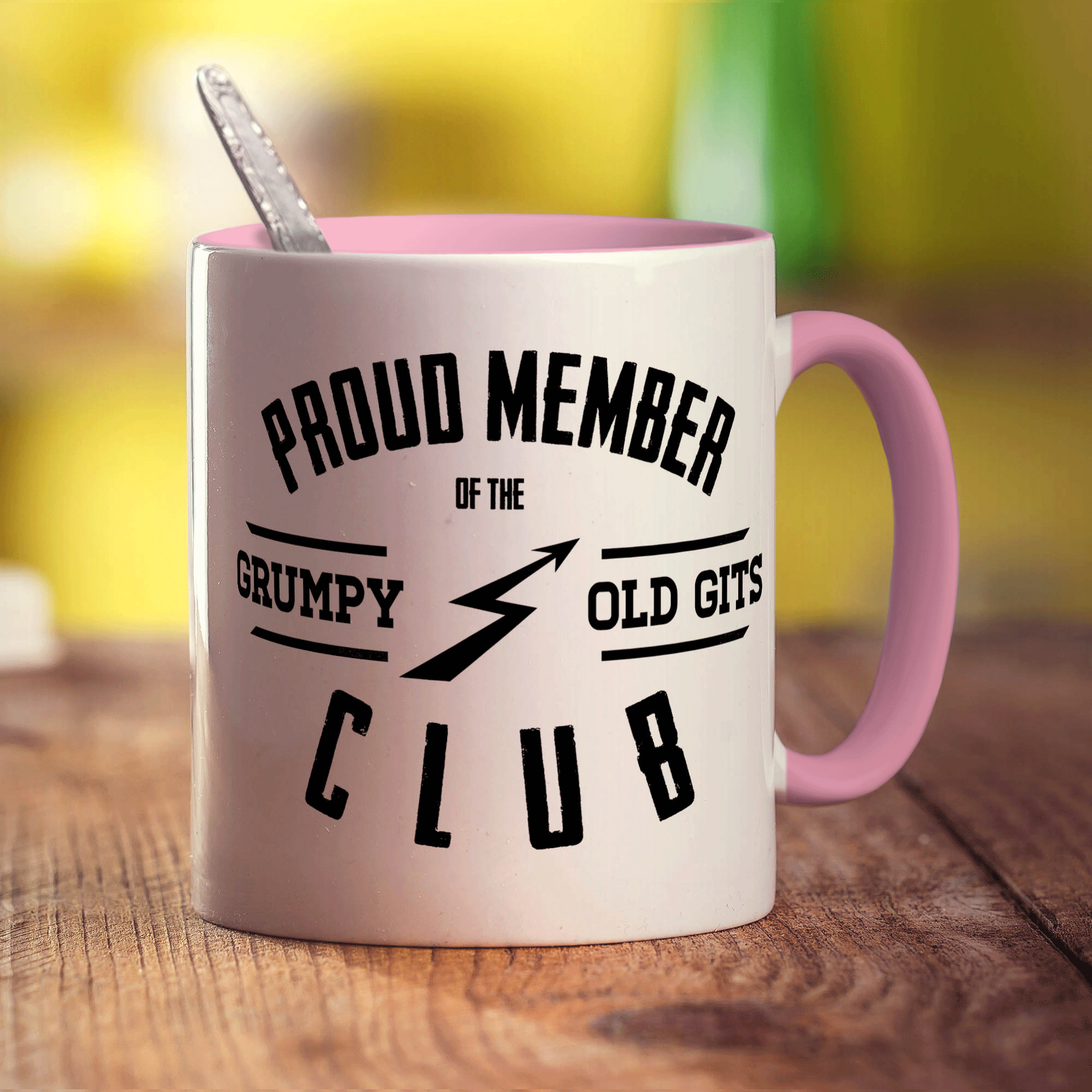 Proud Member of the Grumpy Old Gits Club Mug - Standard 330ml (11oz) / Pink