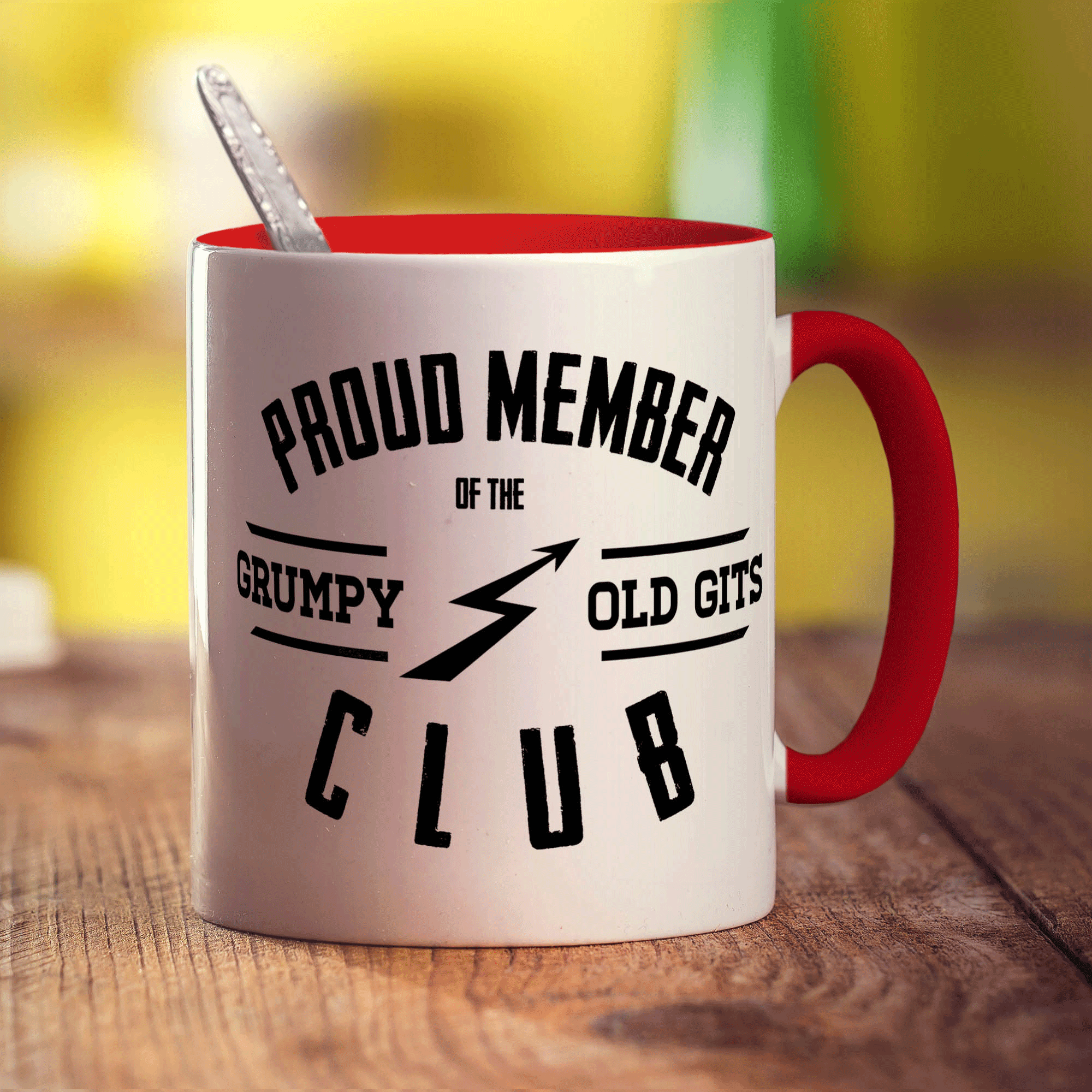 Proud Member of the Grumpy Old Gits Club Mug - Standard 330ml (11oz) / Red
