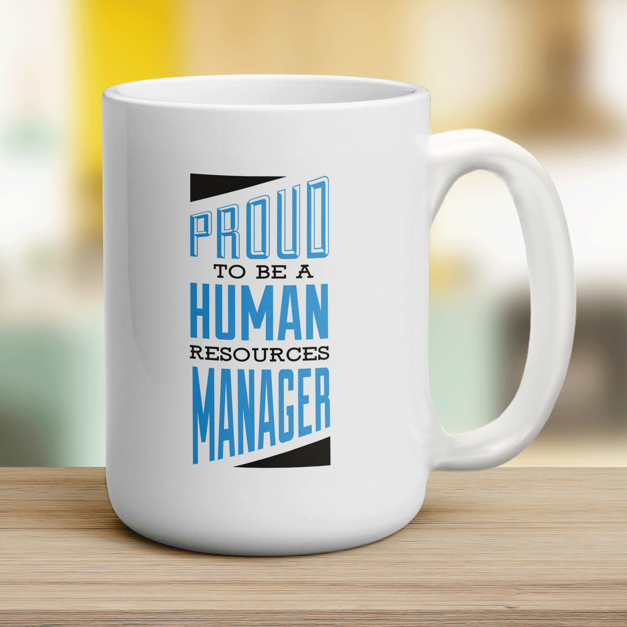 Proud to Be a Human Resources Manager Mug - Jumbo 440ml (15oz) / White
