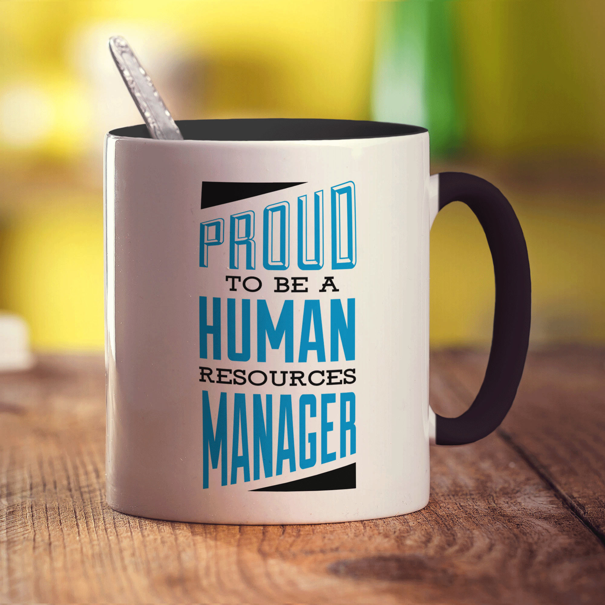 Proud to Be a Human Resources Manager Mug - Standard 330ml (11oz) / Black