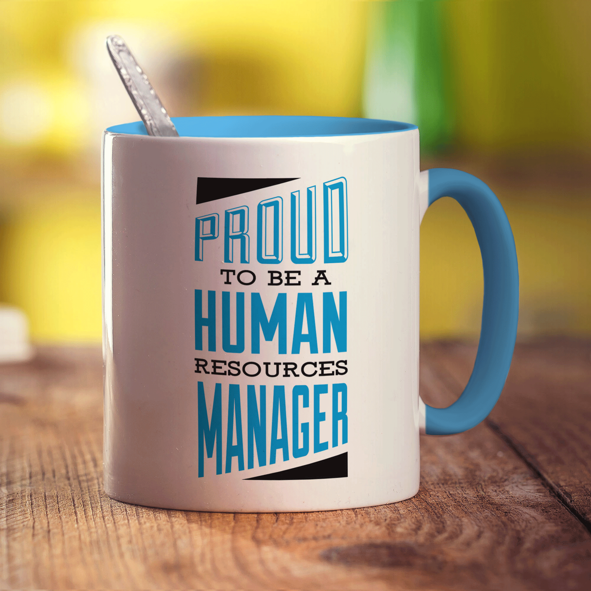 Proud to Be a Human Resources Manager Mug - Standard 330ml (11oz) / Blue