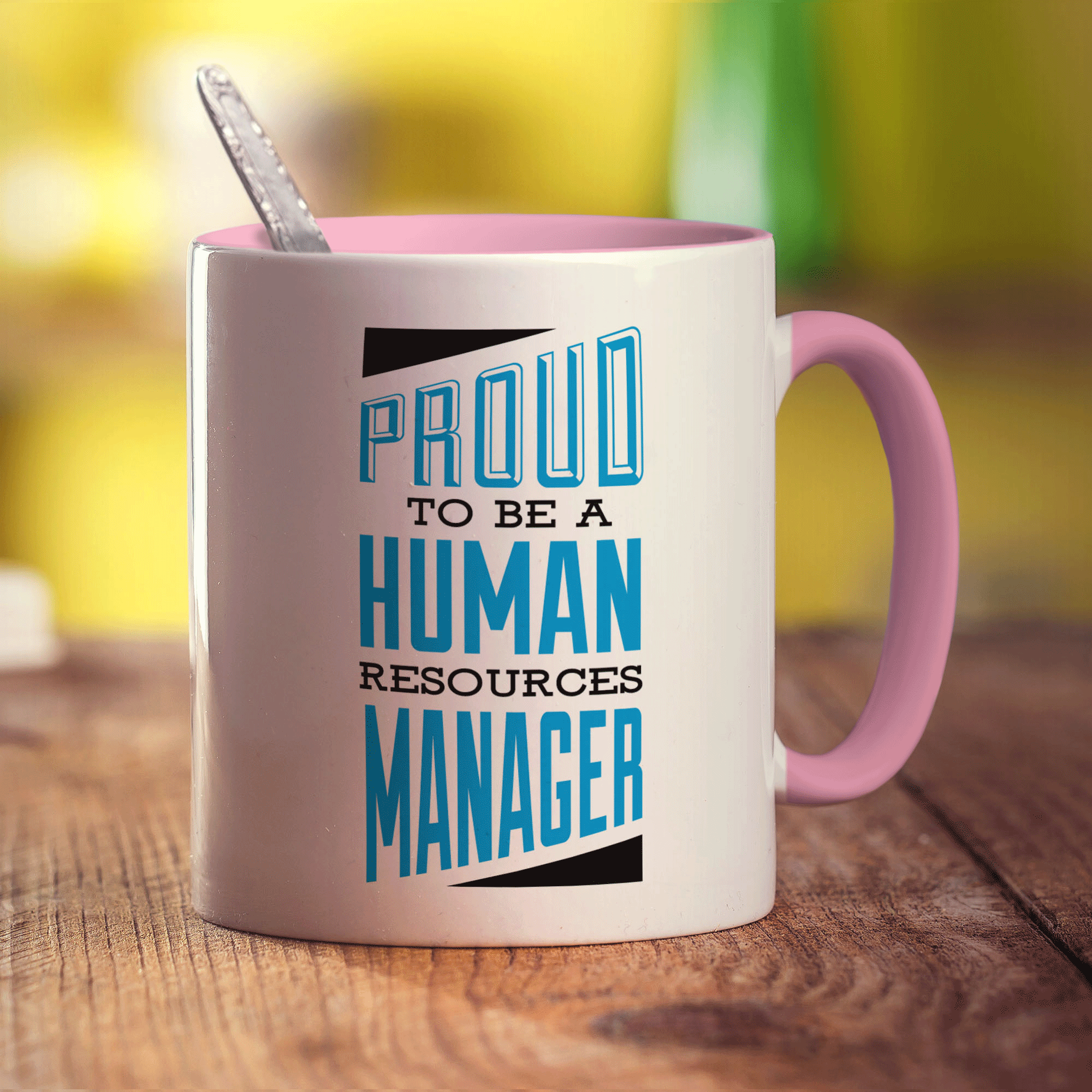 Proud to Be a Human Resources Manager Mug - Standard 330ml (11oz) / Pink