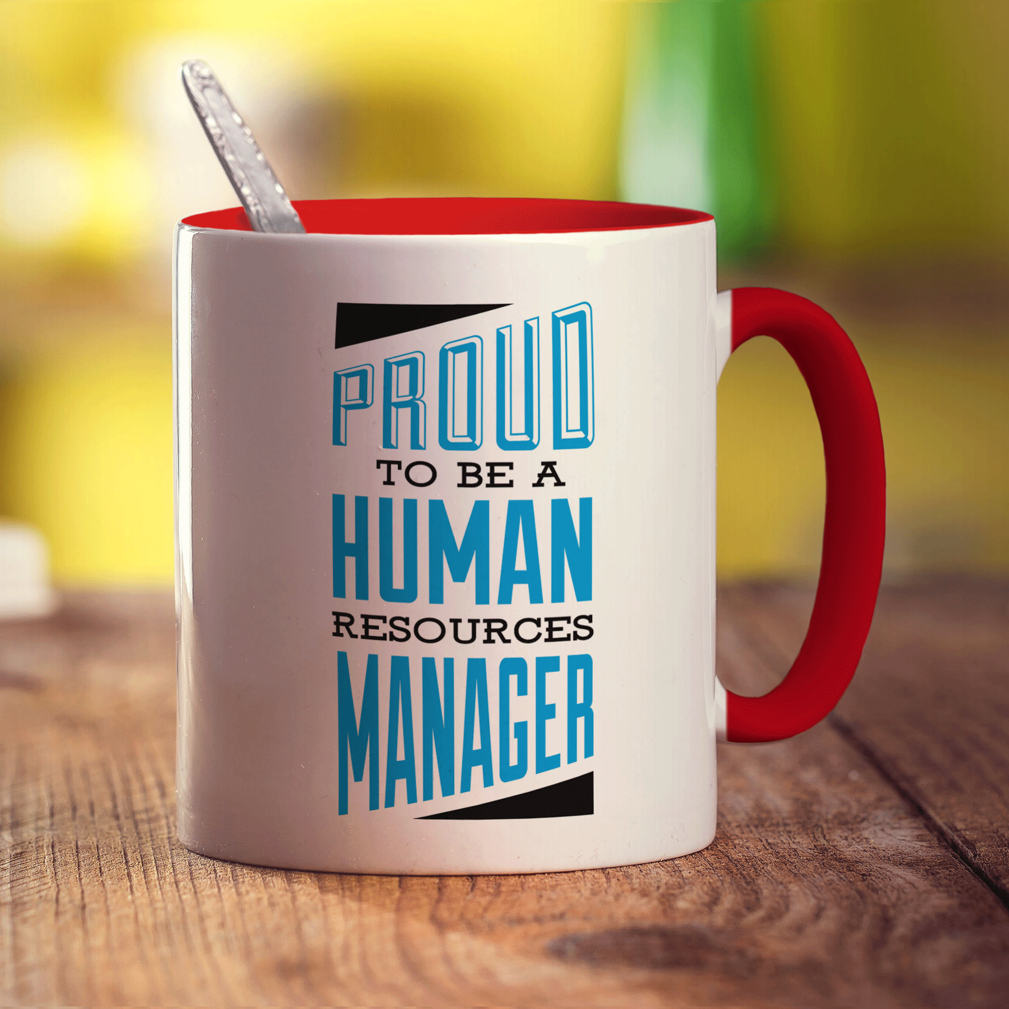 Proud to Be a Human Resources Manager Mug - Standard 330ml (11oz) / Red