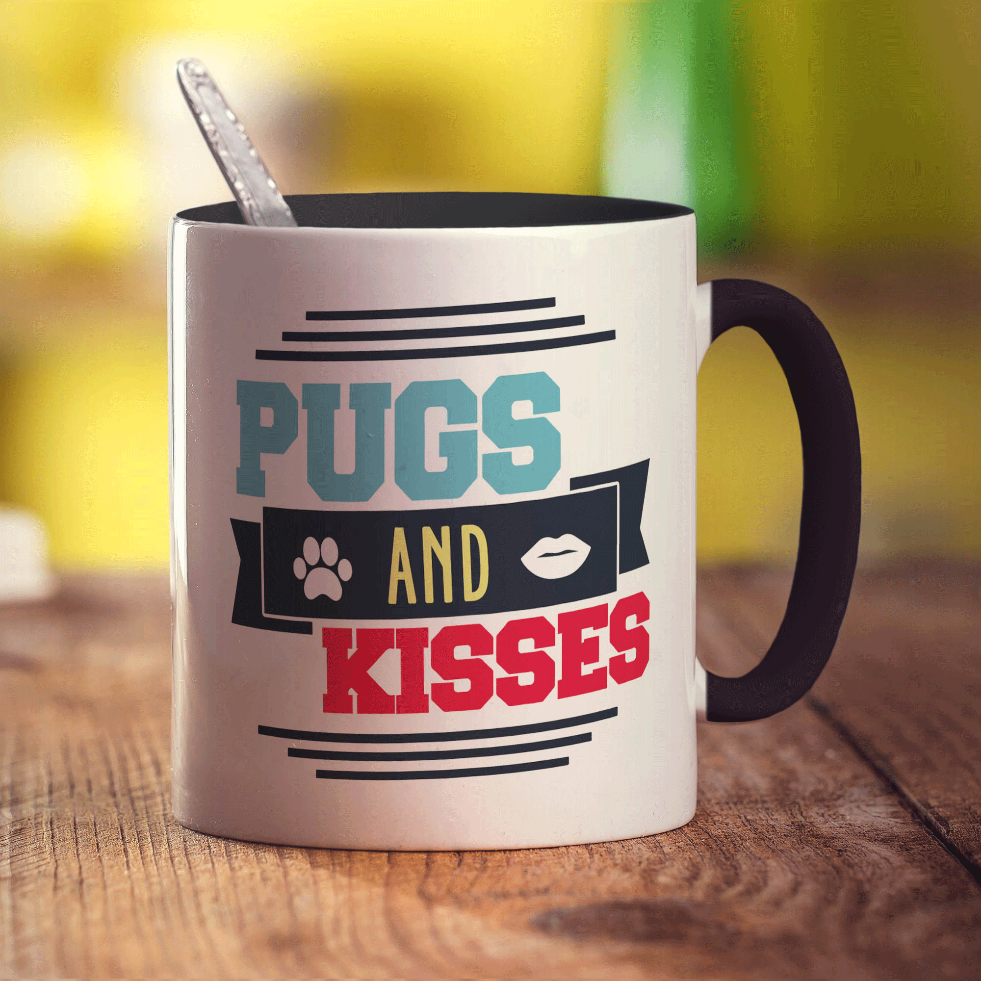 Pugs and Kisses Mug