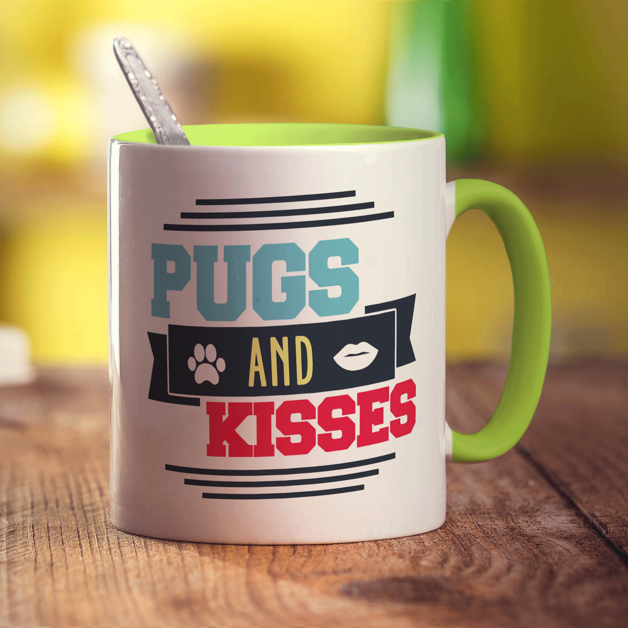 Pugs and Kisses Mug