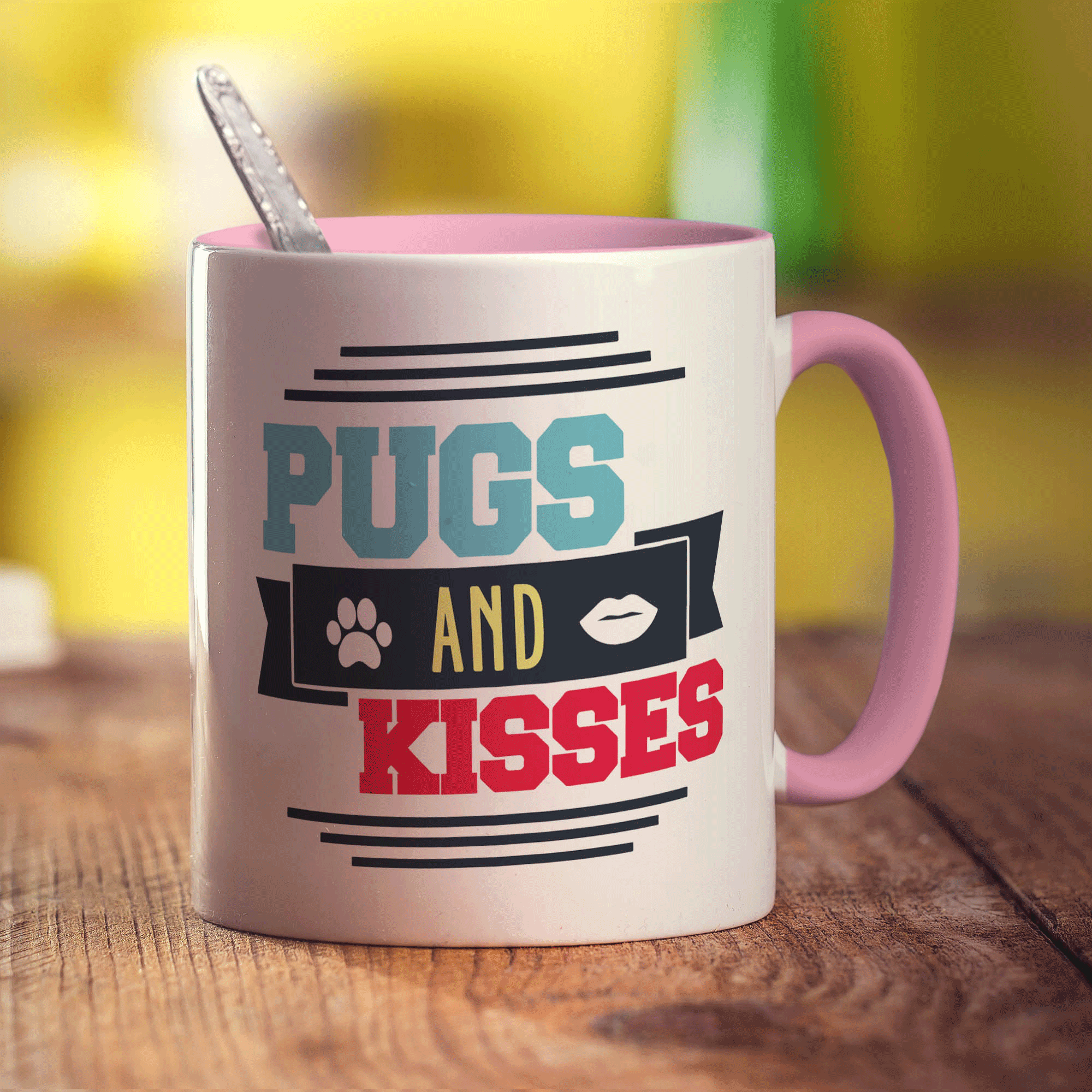 Pugs and Kisses Mug