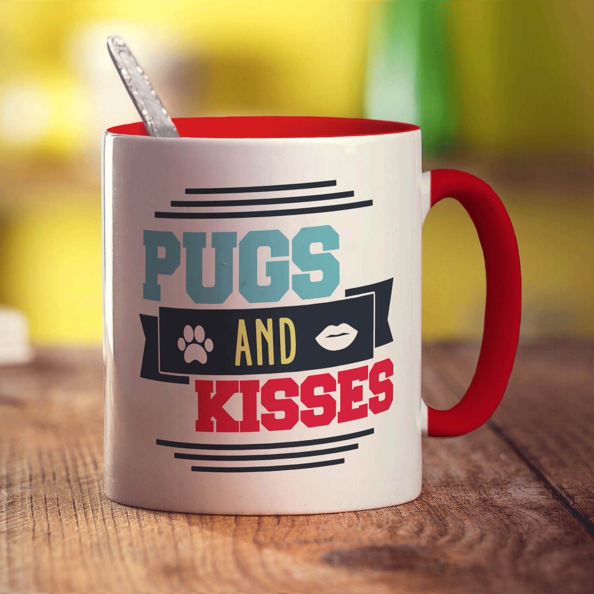 Pugs and Kisses Mug