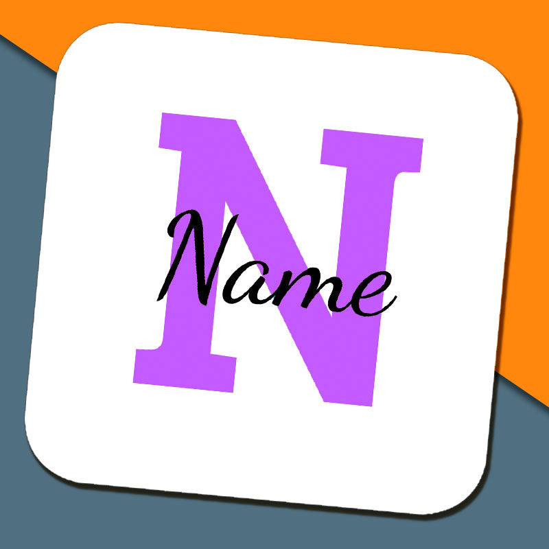 Initial Coaster with Name