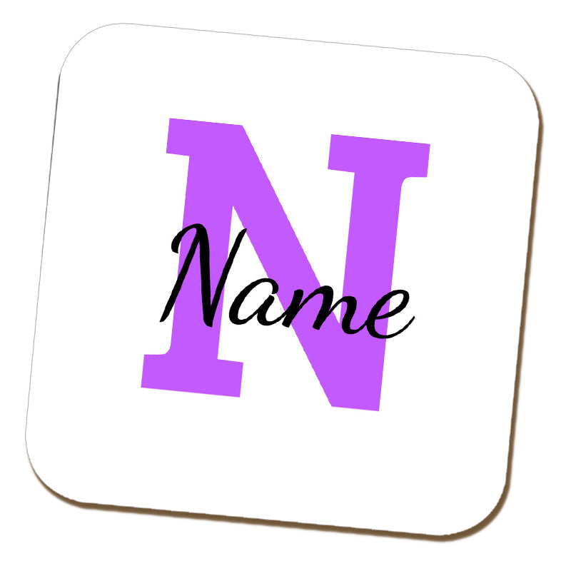 Initial Coaster with Name