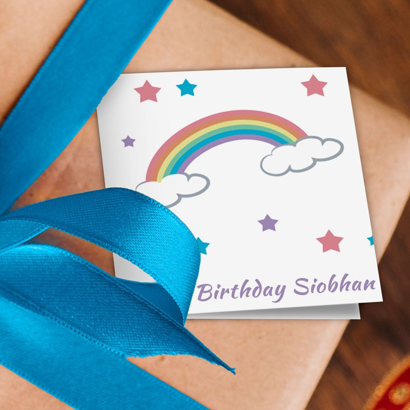 Rainbow & Stars Gift Tags Addon