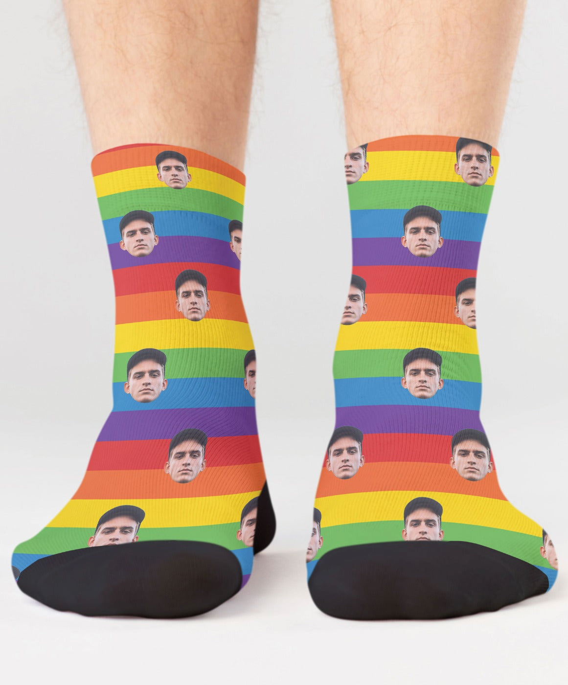 Personalised Rainbow Pride Socks