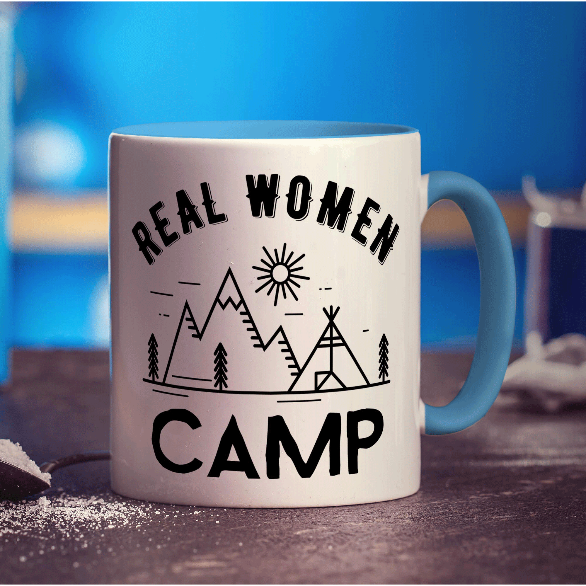 Real Women Camp Mug