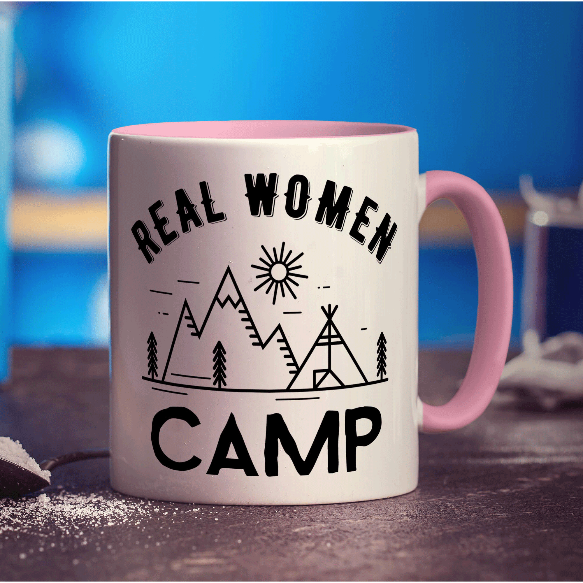 Real Women Camp Mug