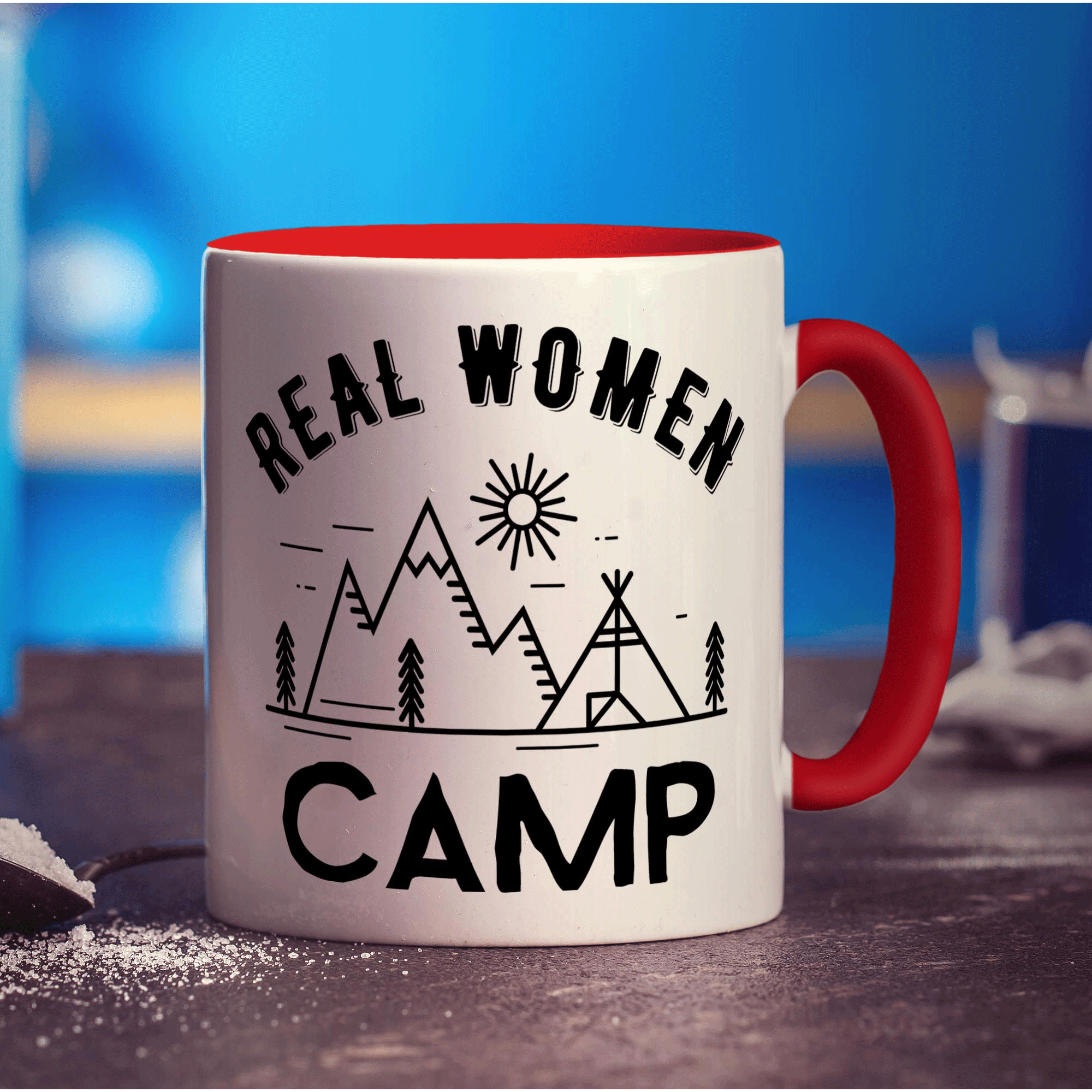 Real Women Camp Mug
