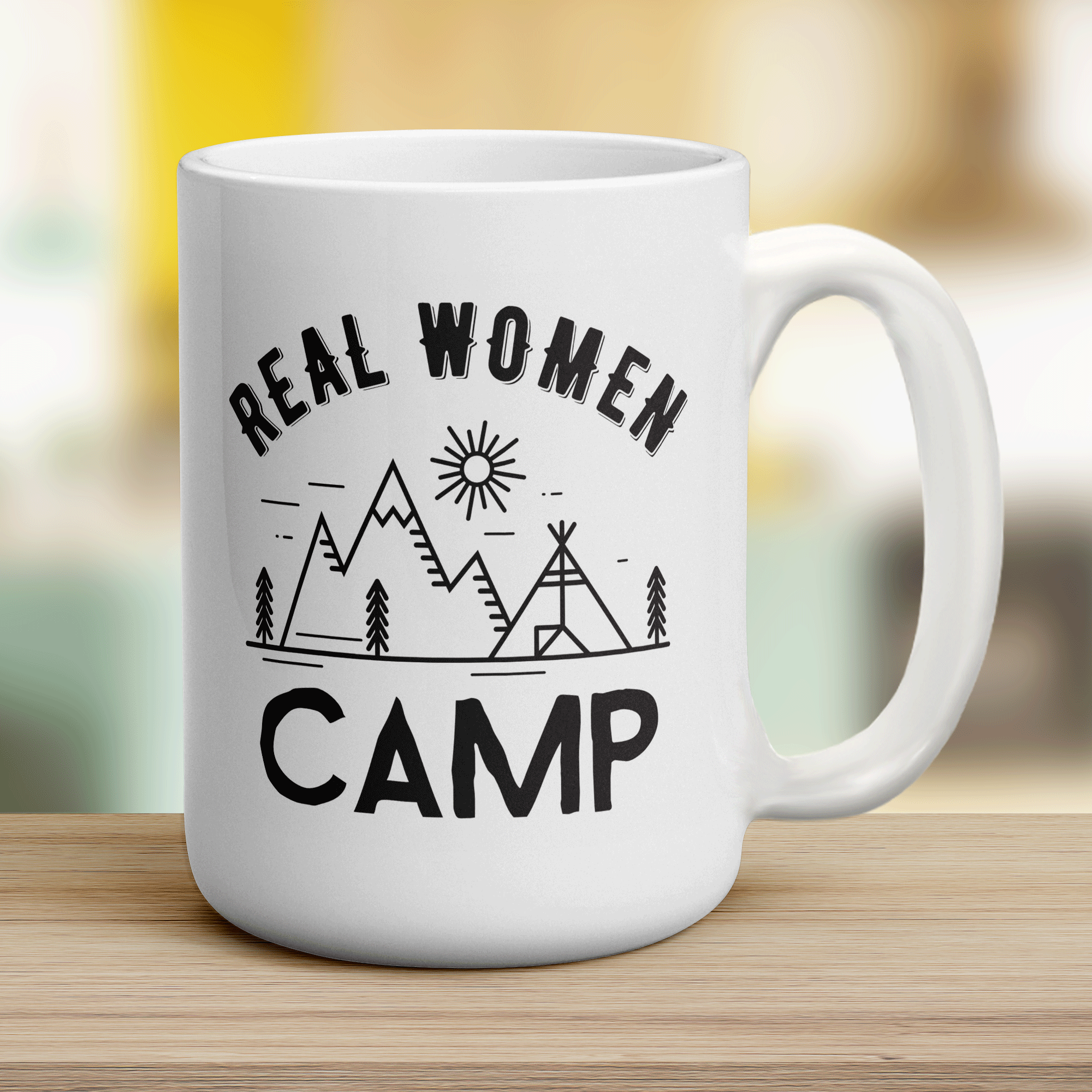 Real Women Camp Mug