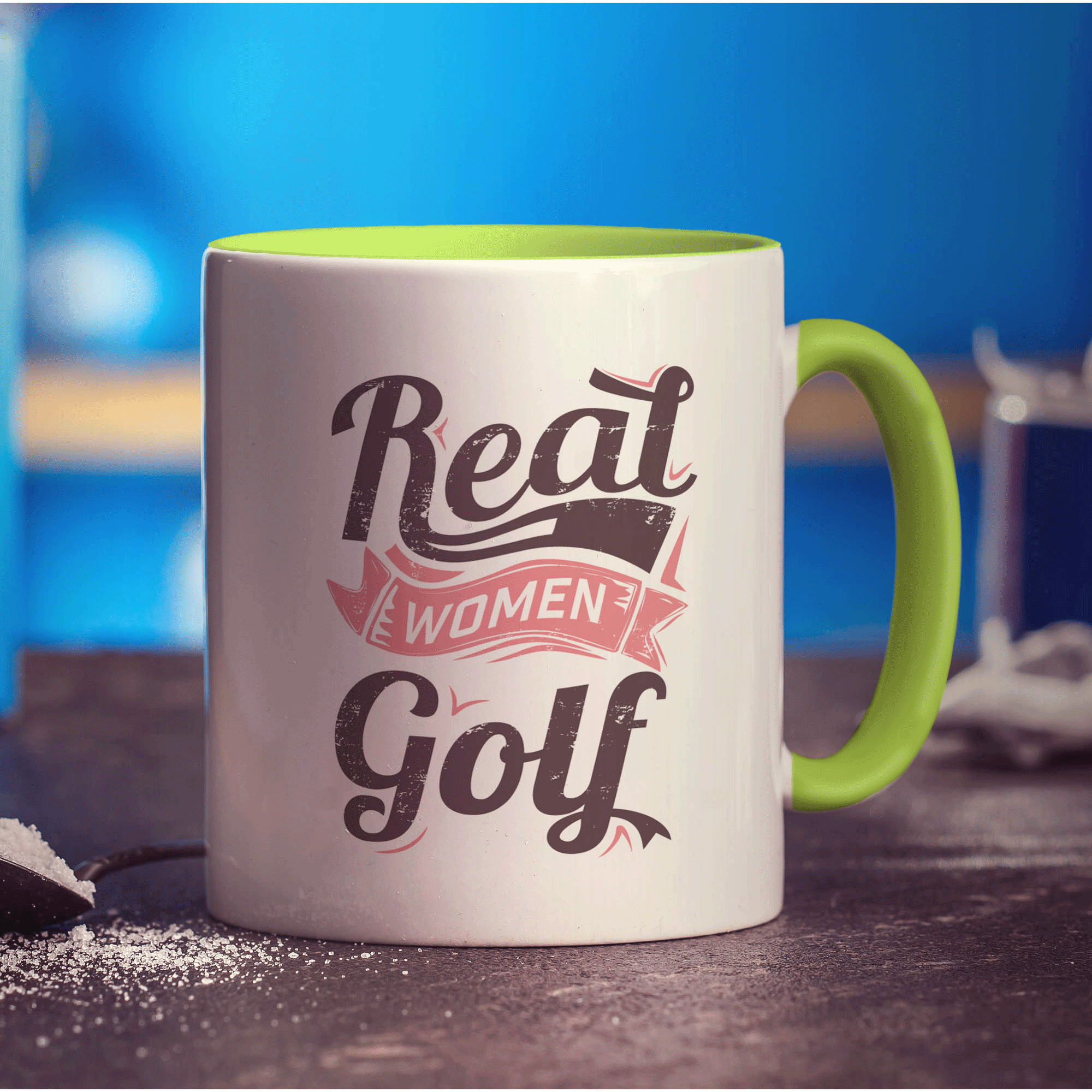 Real Women Golf Mug