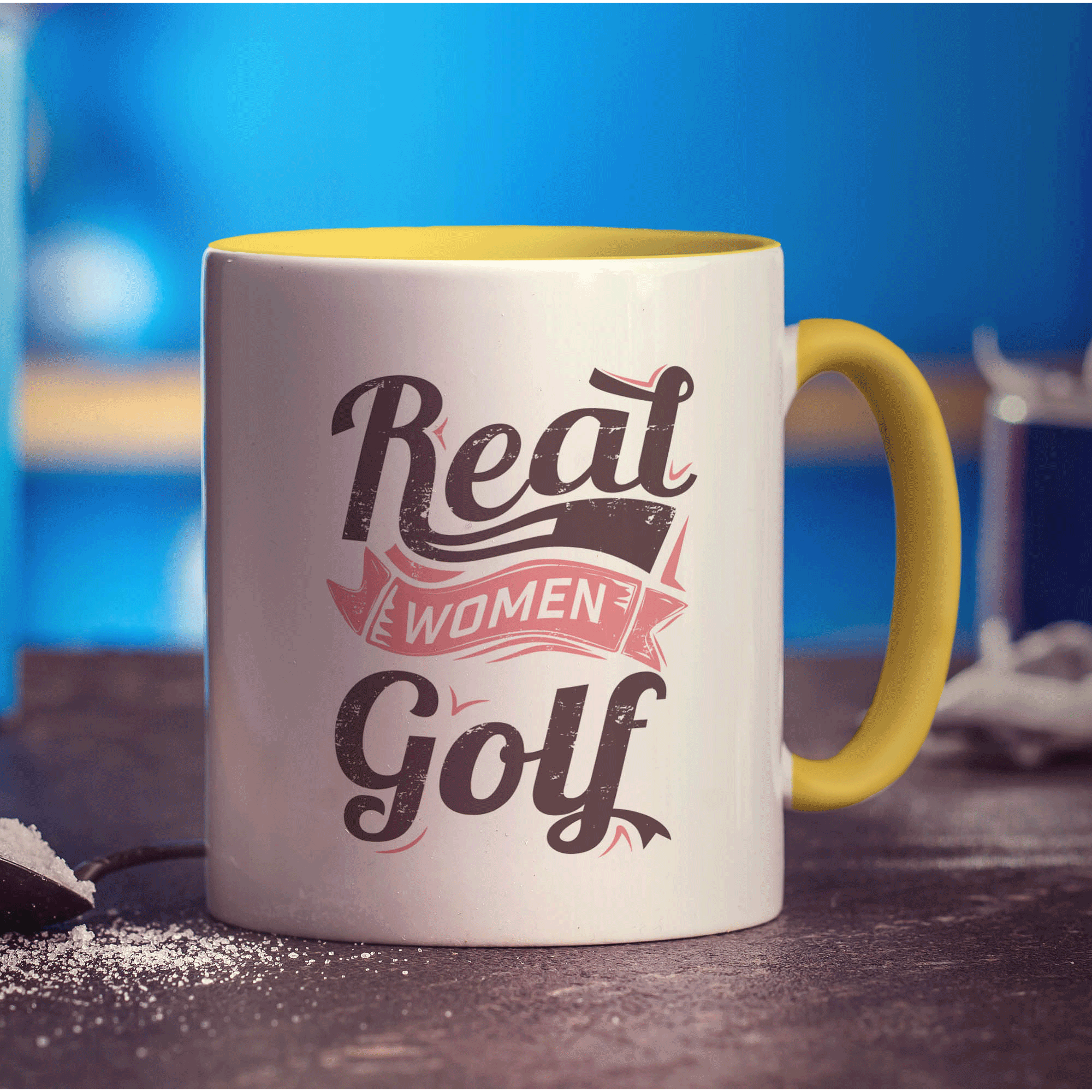 Real Women Golf Mug