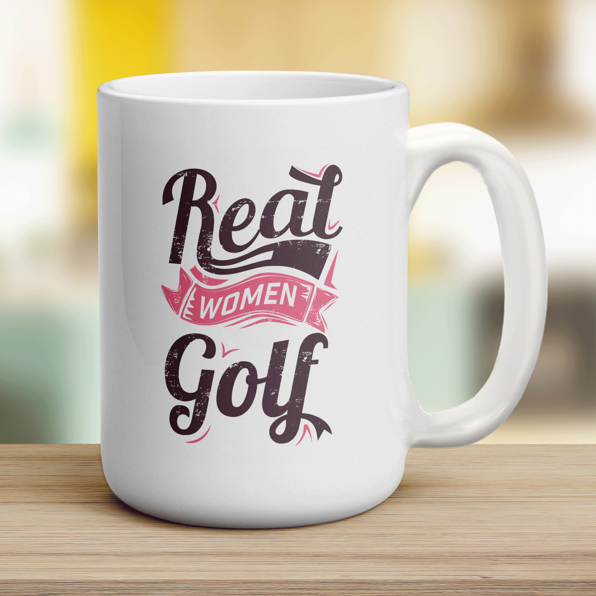 Real Women Golf Mug