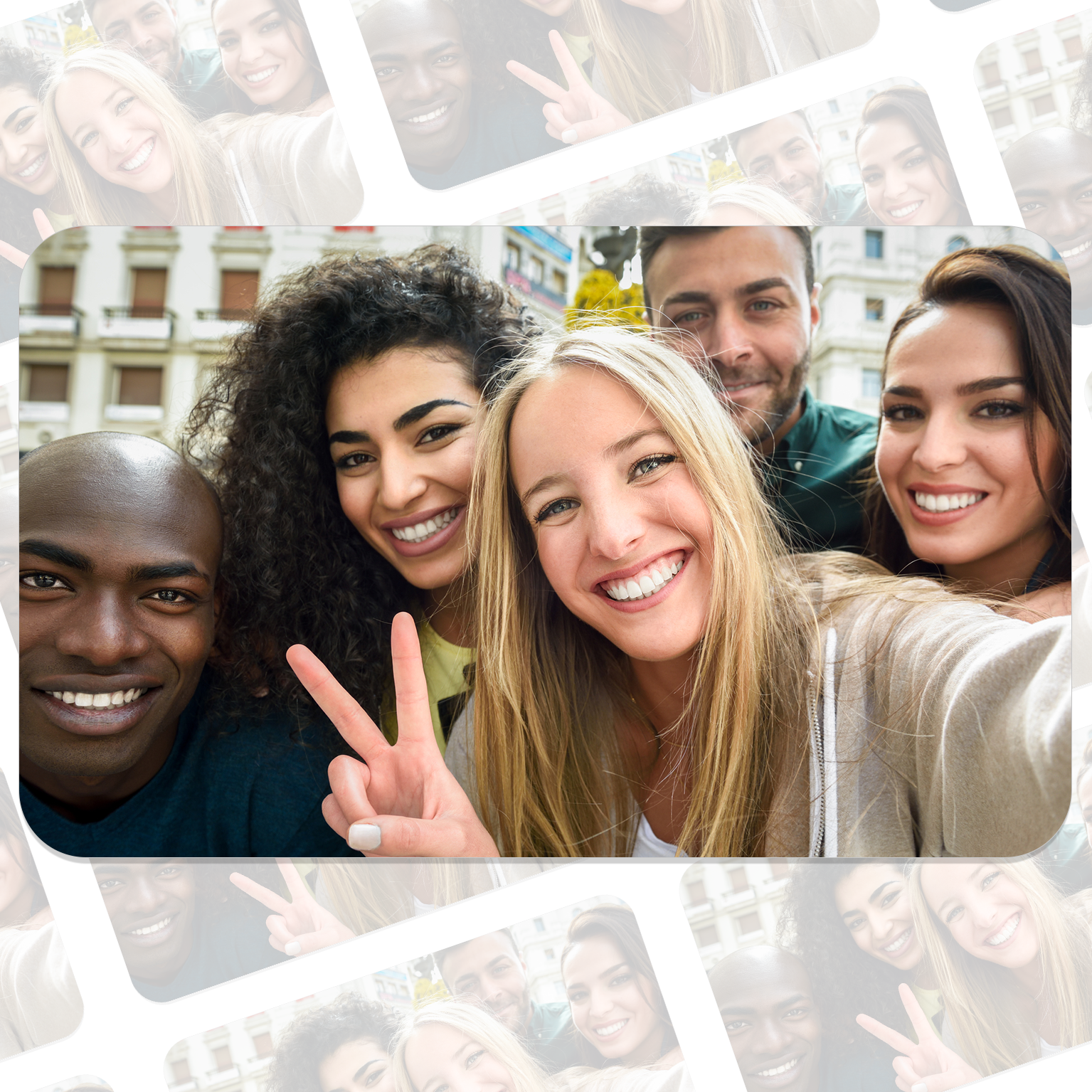 Rectangular Personalised Photo Stickers