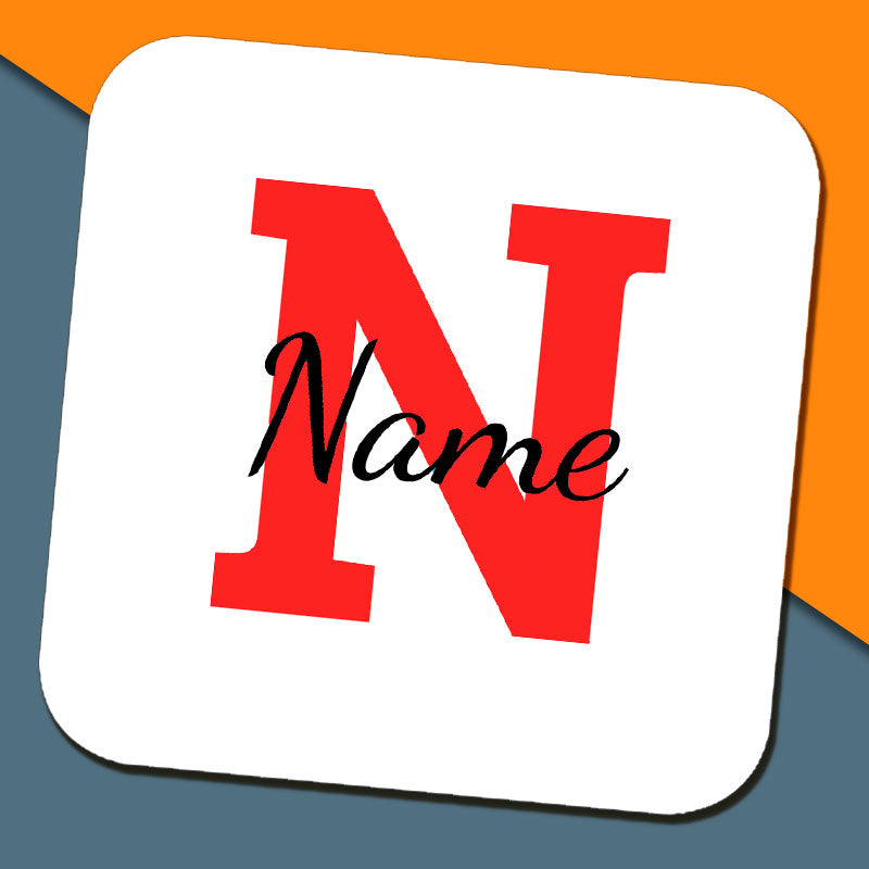 Initial Coaster with Name