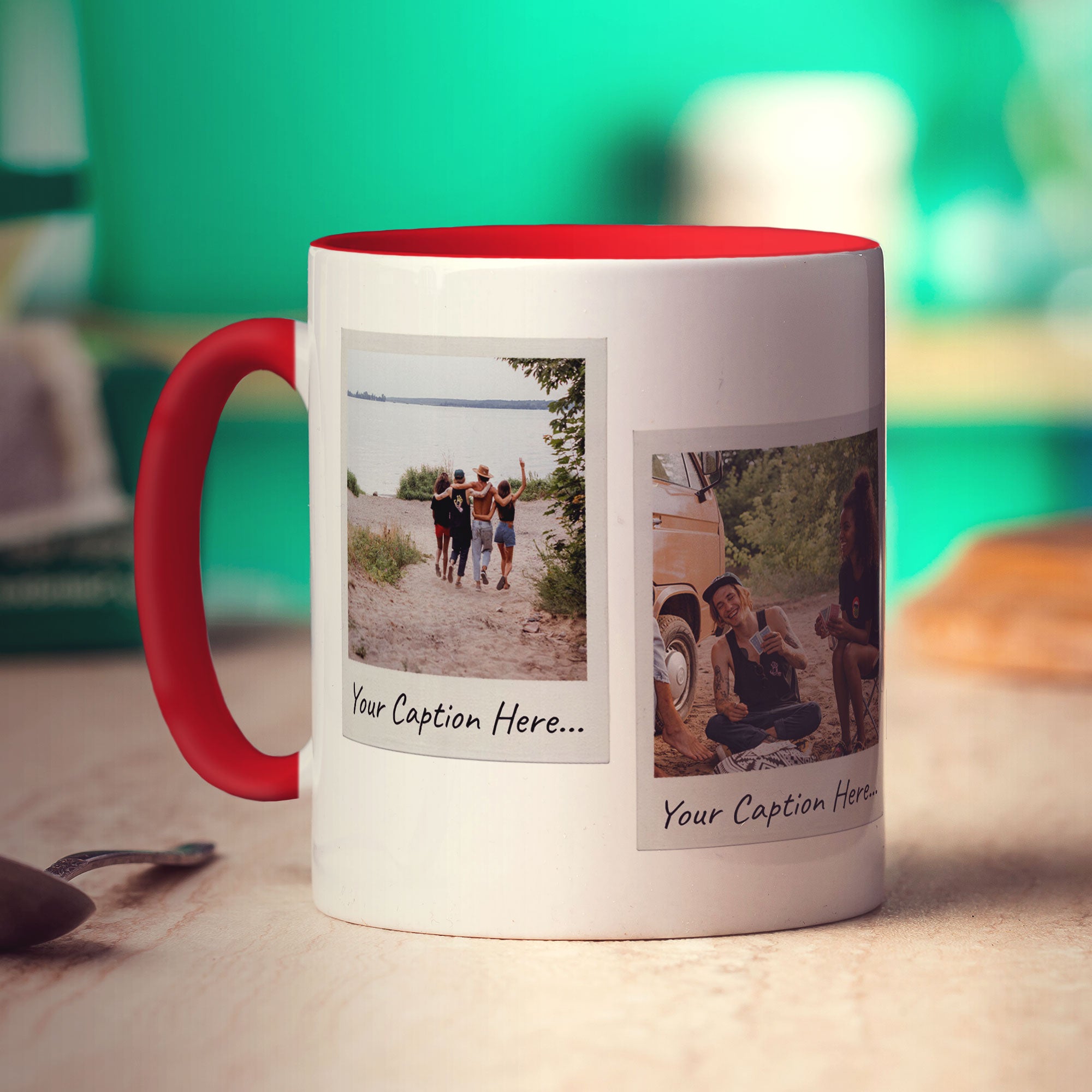 4 Photo Polaroid Mug