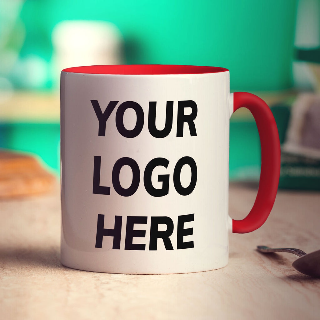 Branded/Logo Printed Promotional Mug - Standard 330ml (11oz) / Red