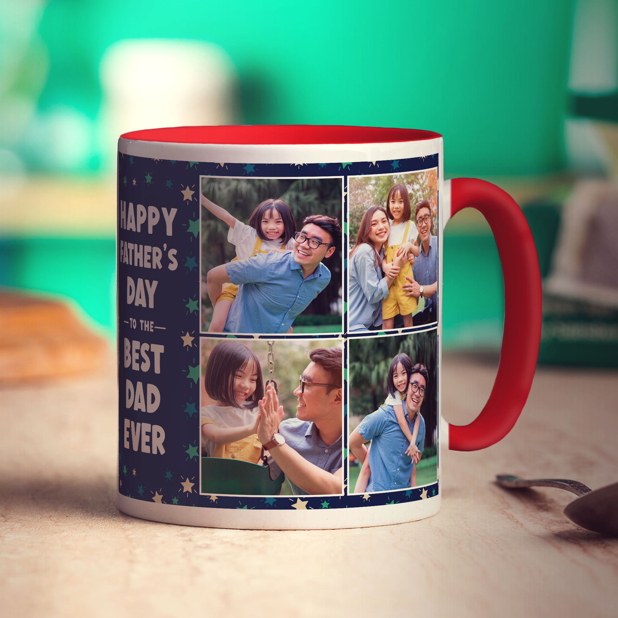 Happy Father's Day to the Best Dad Ever Photo Mug