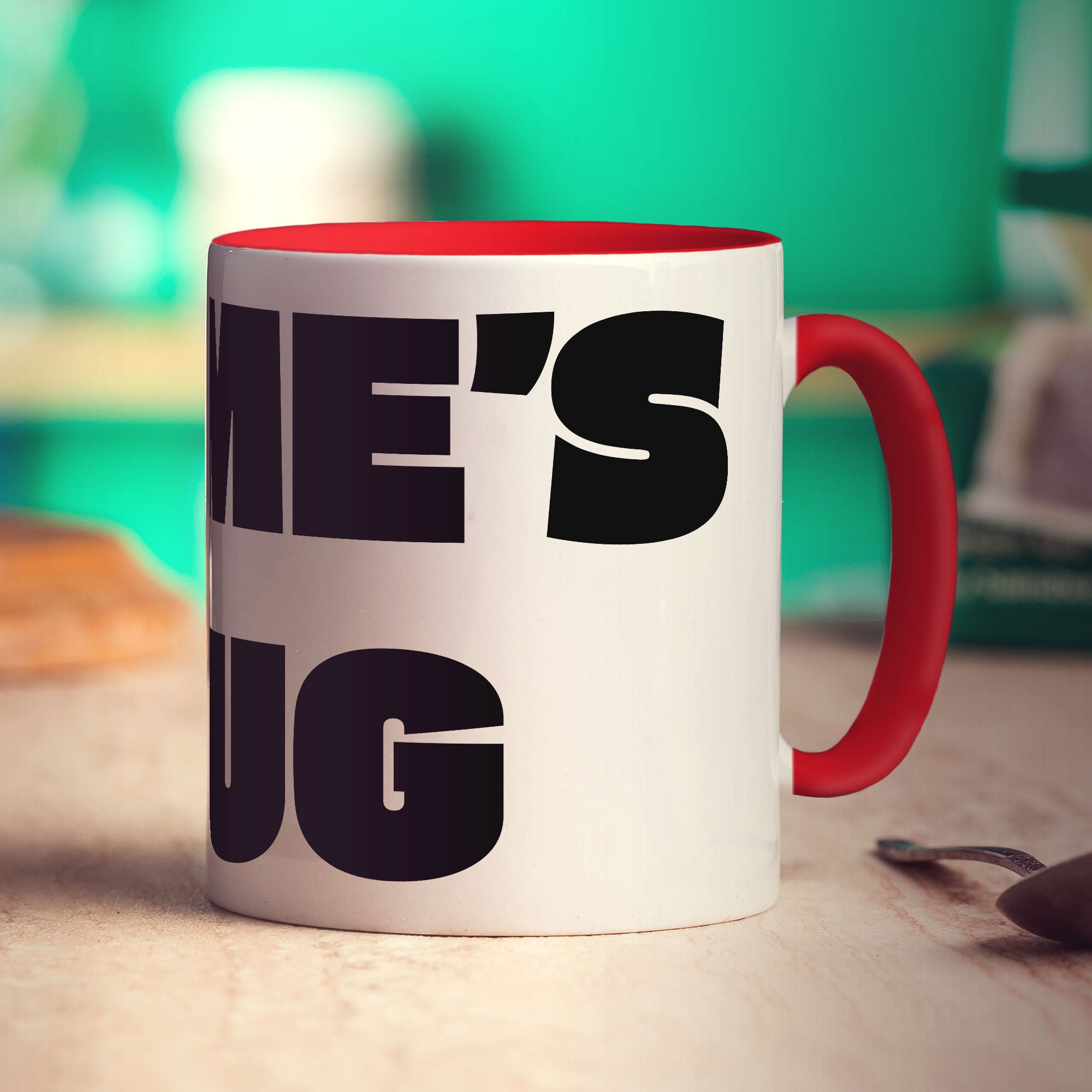 Personalised Name Mug - Personalised Name Mug - Standard 330ml (11oz) / Red