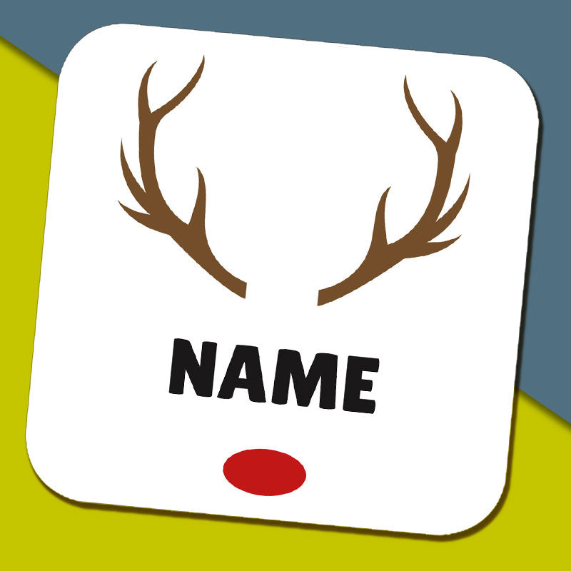 Reindeer Name Coaster