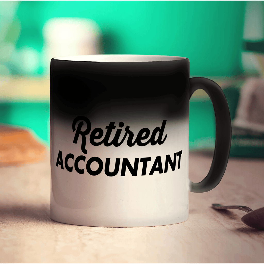Retired Accountant Mug - Standard 330ml (11oz) / Magic Mug