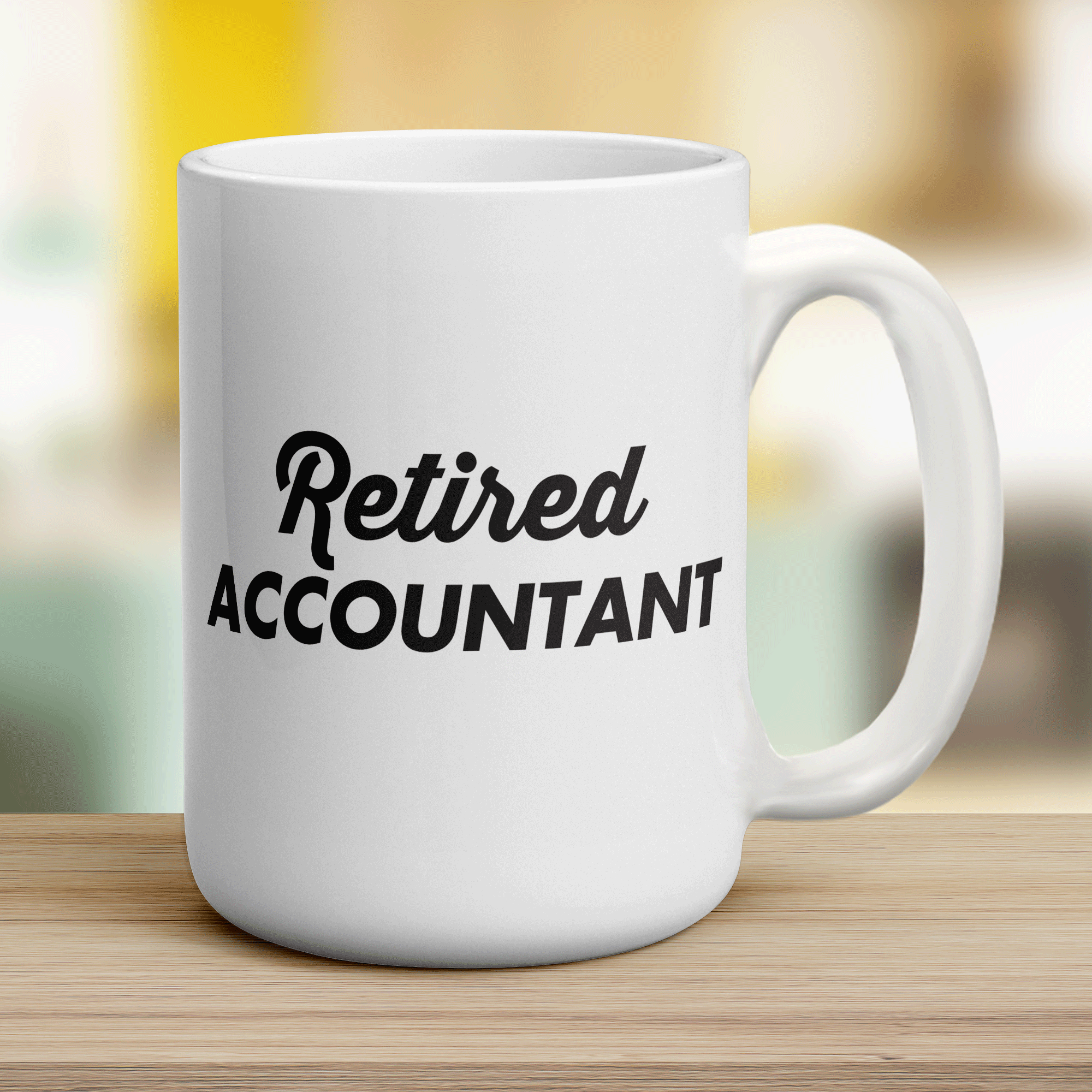 Retired Accountant Mug