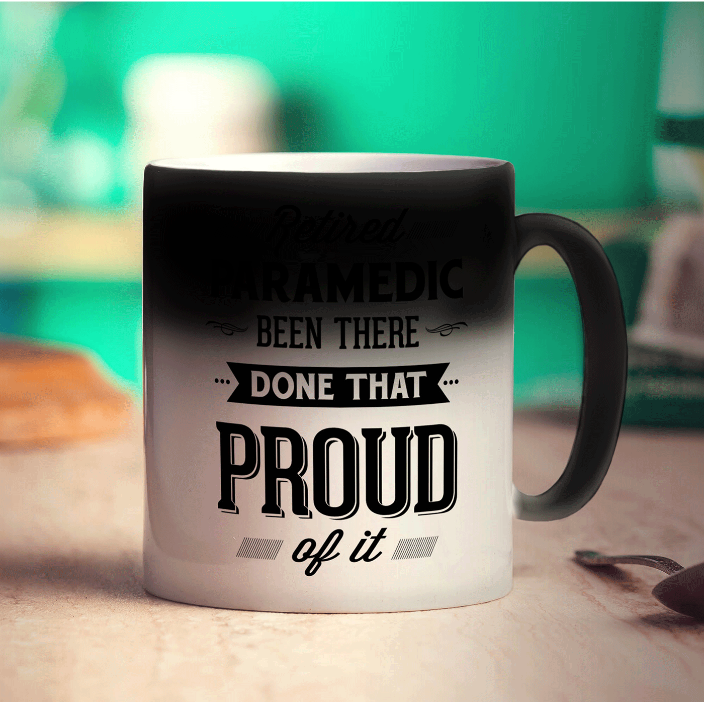 Retired Paramedic, Been There, Done That. Proud Of It Mug - Standard 330ml (11oz) / Magic Mug