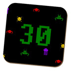 Retro Computer Game Age Coaster