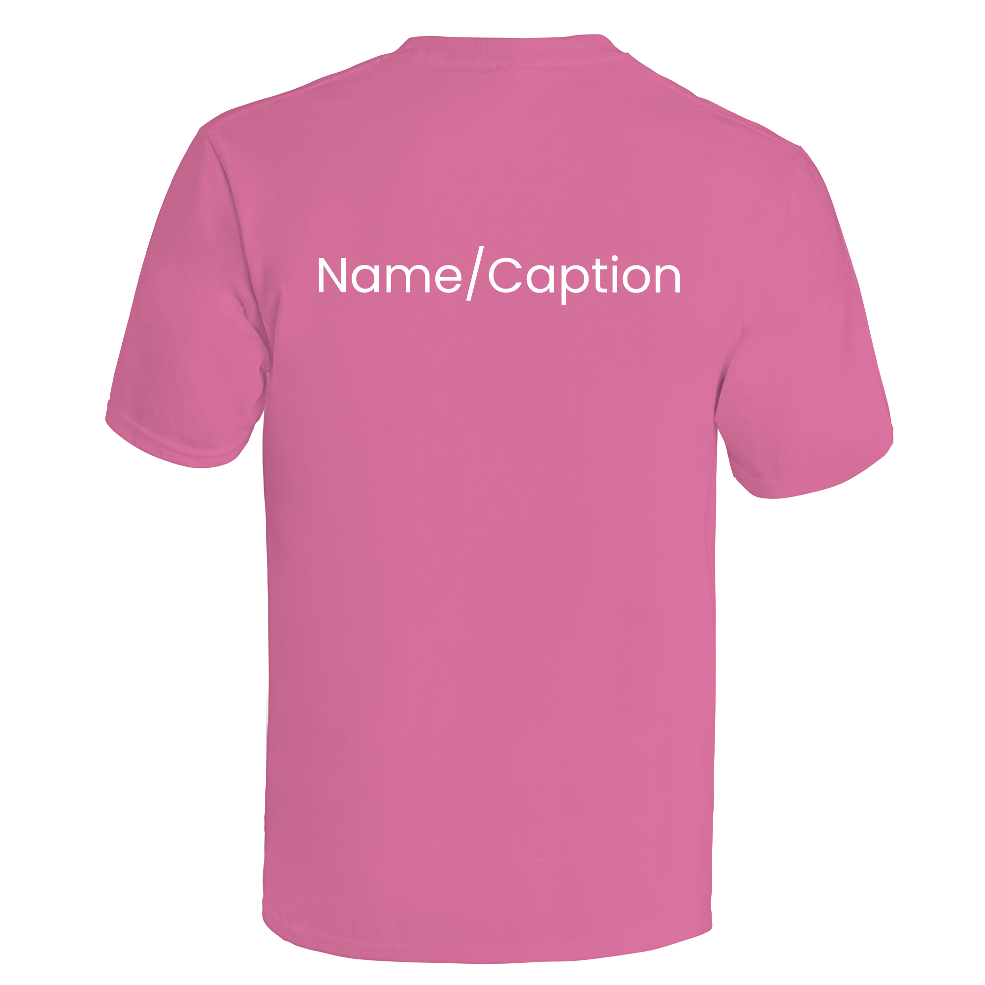 Personalised Photo and Top Caption T-Shirt